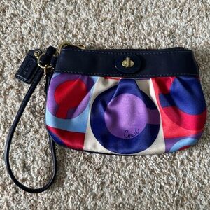 NWOT Vintage coach wristlet